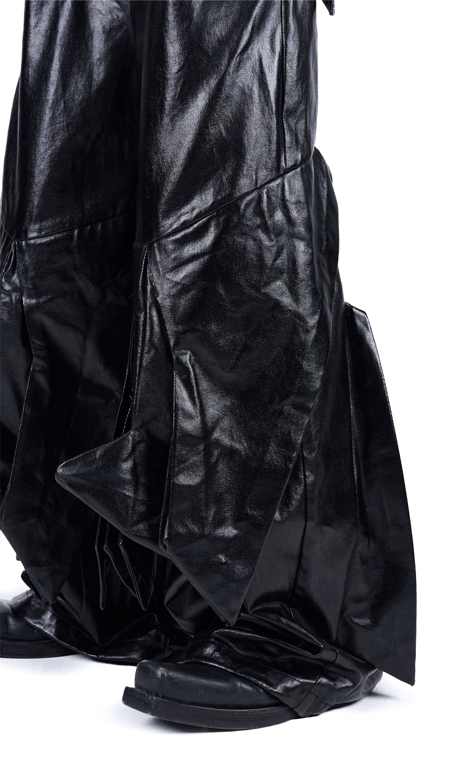 Vanguardia "Blade Array" Deconstructed Coated Pants