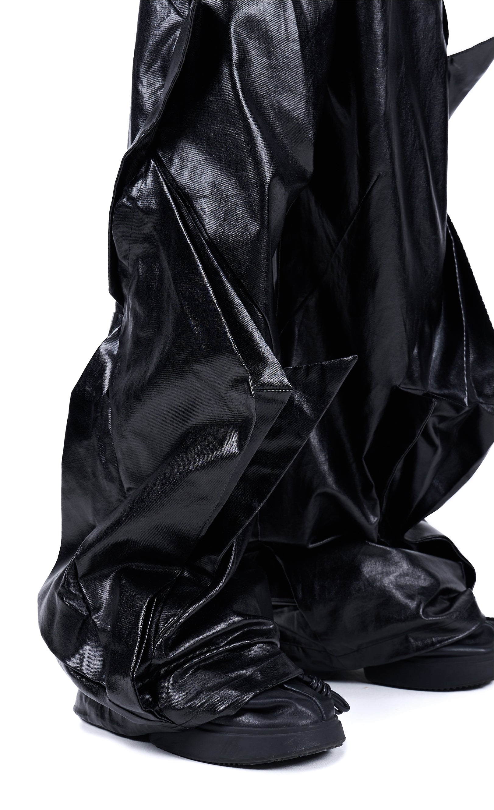 Vanguardia Coated Radial Deconstructed Umbrella Pants