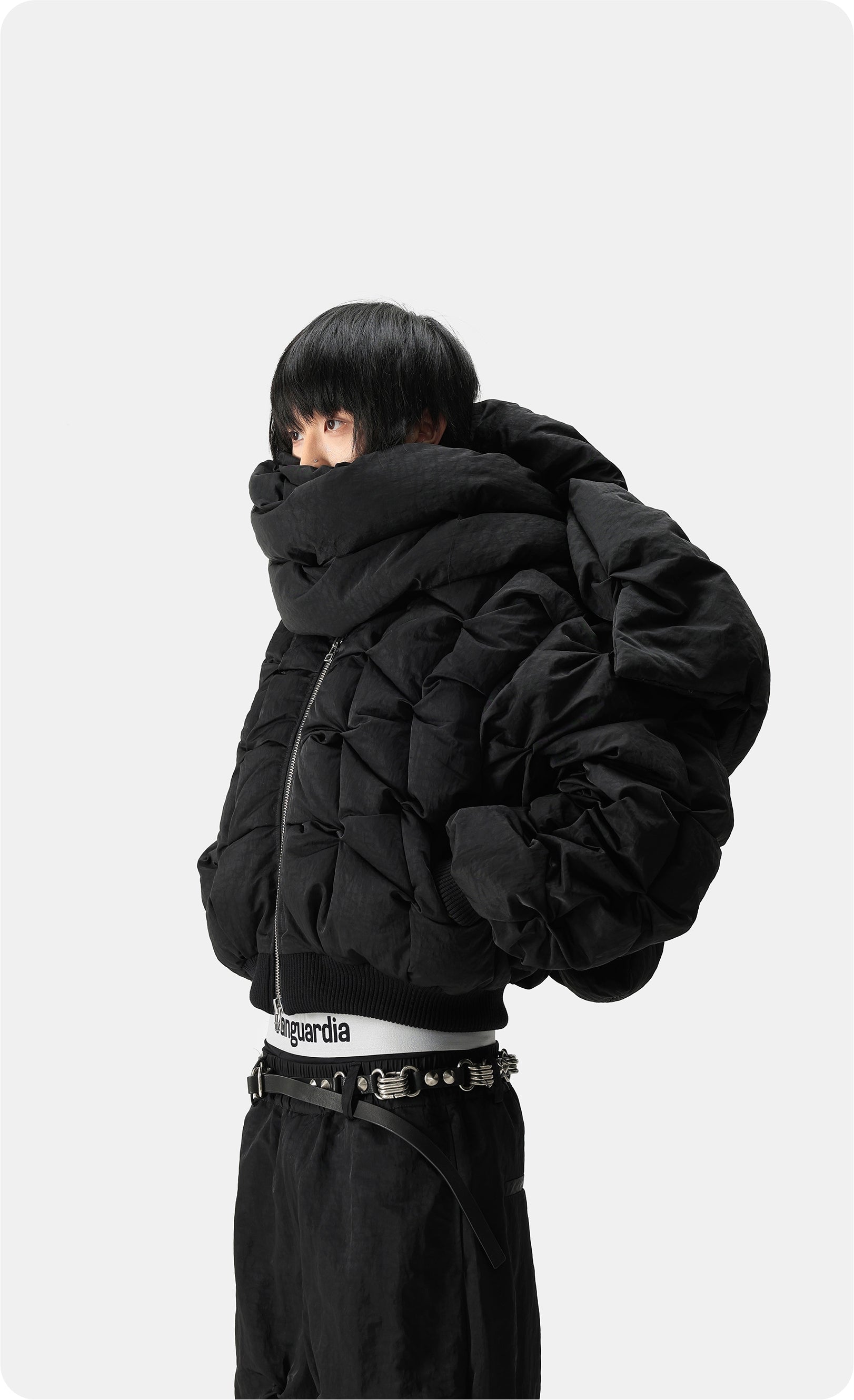 Vanguardia Matrix Twist Puffer Jacket