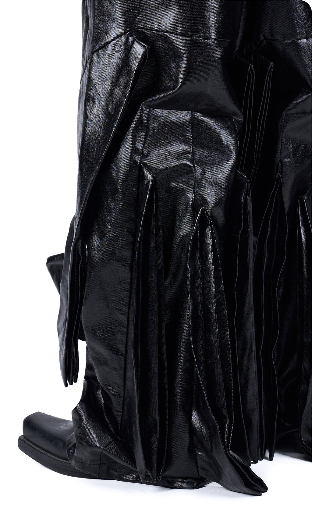 Vanguardia "Blade Array" Deconstructed Coated Pants