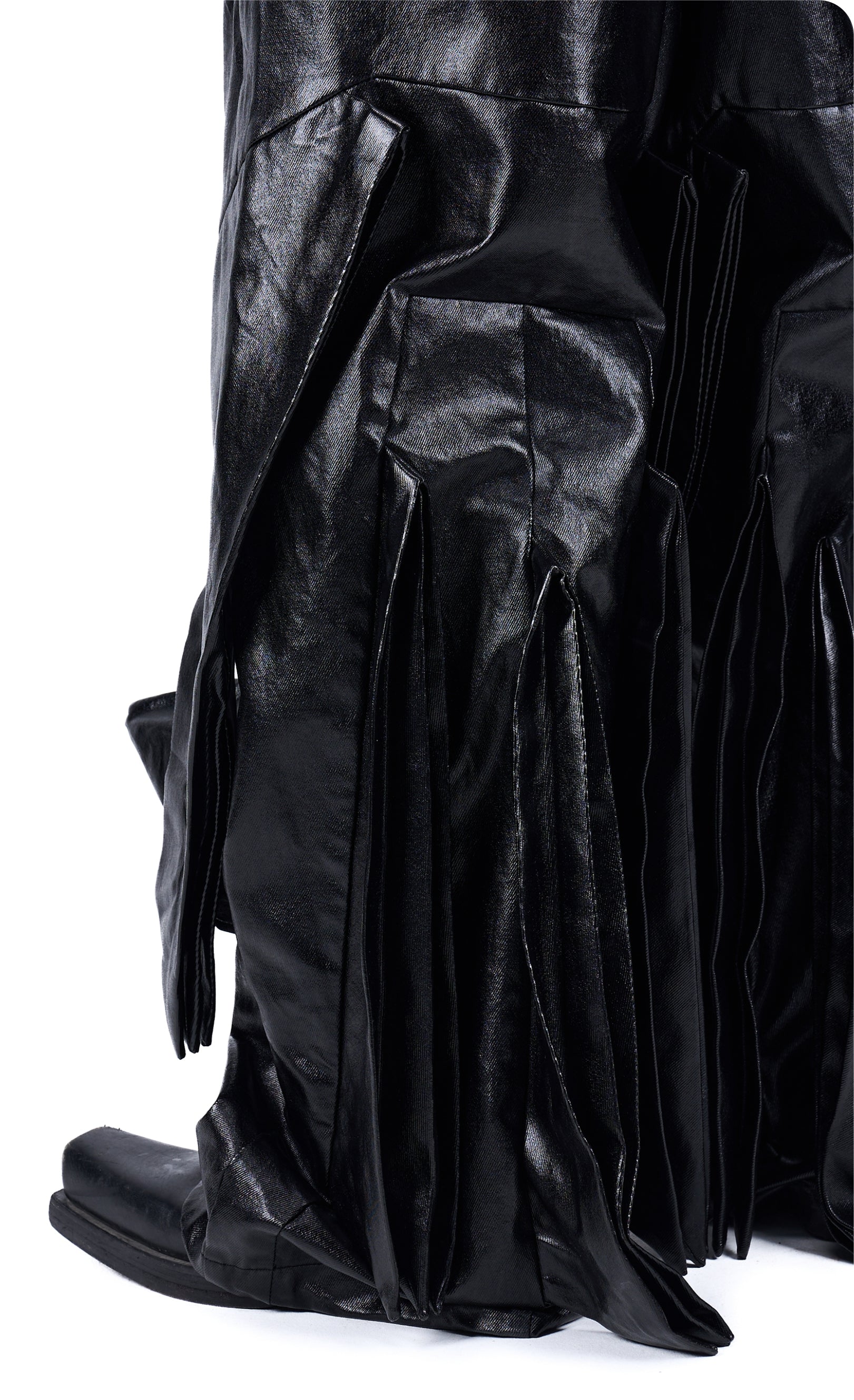 Vanguardia "Blade Array" Deconstructed Coated Pants
