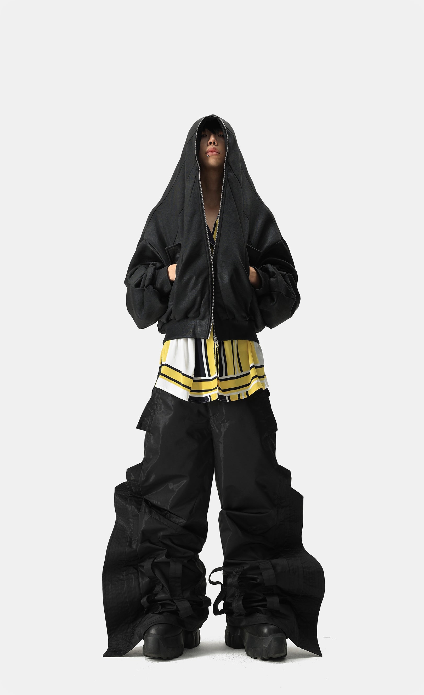 Vanguardia Deconstructed Nylon Pants