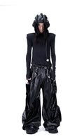Vanguardia Coated Radial Deconstructed Umbrella Pants