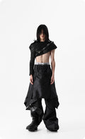 Vanguardia Fake Layering Nylon Skort