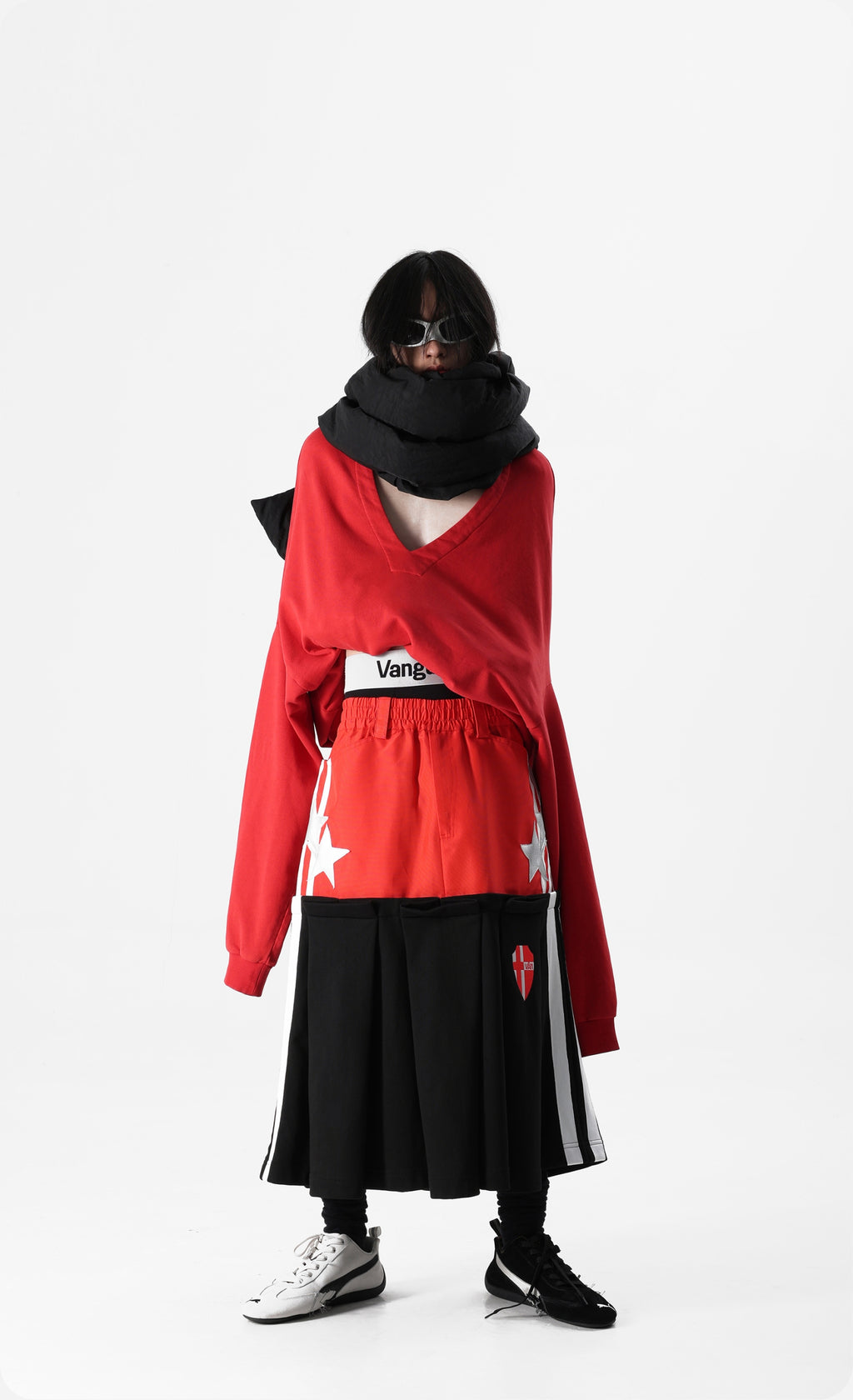 Vanguardia Color-Block Active Midi Skirt