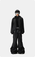 Vanguardia Nylon Pleated Pants