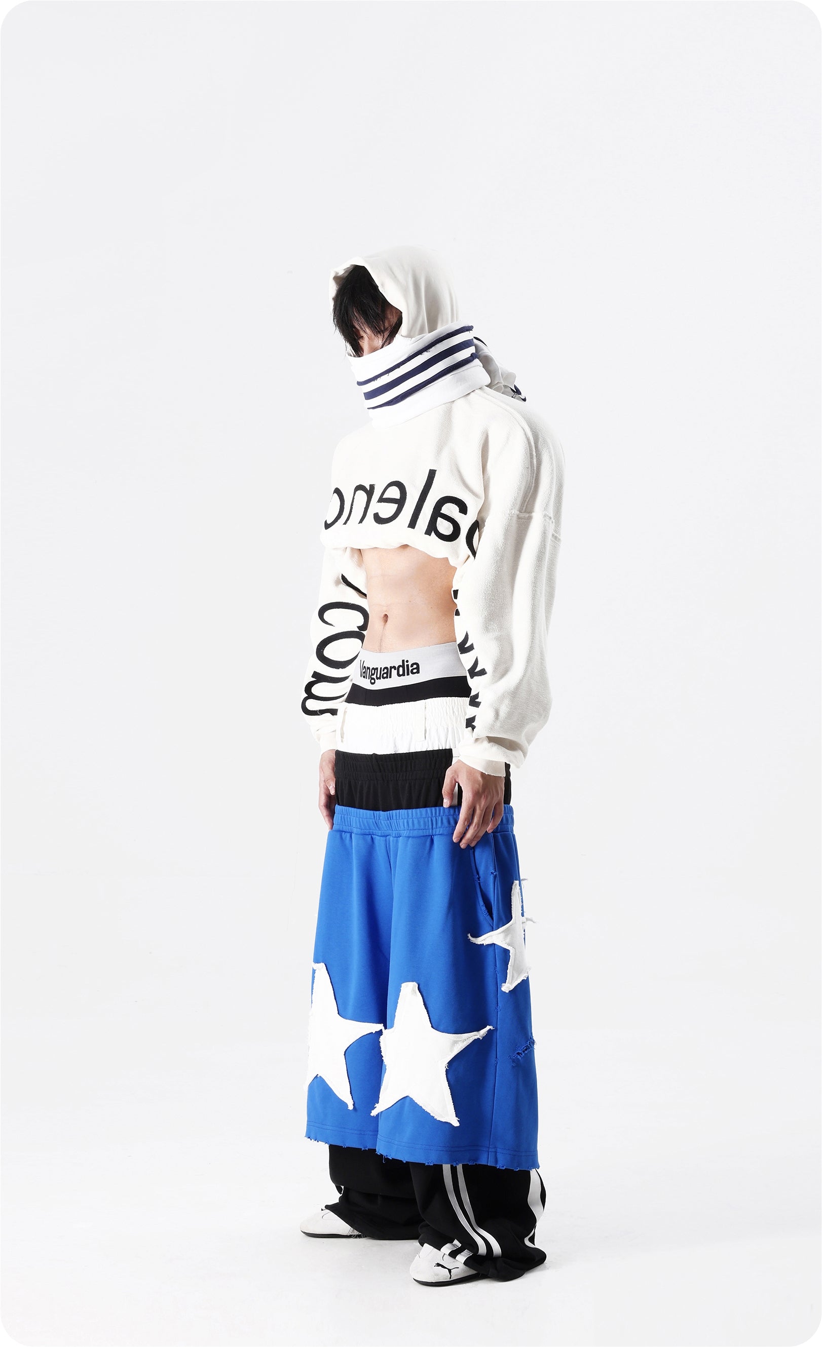 Vanguardia Fake Layering Paneled Joggers