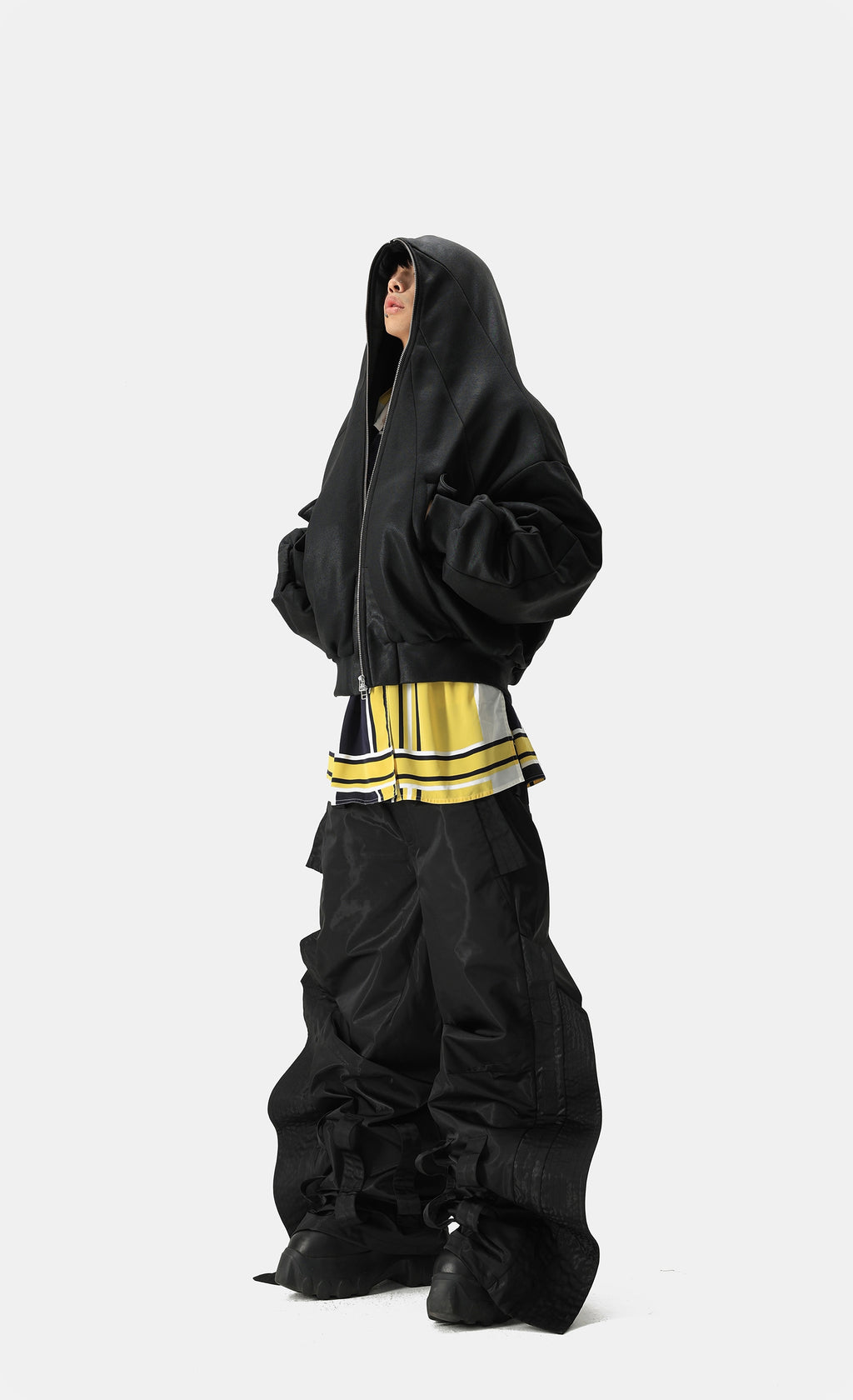 Vanguardia Deconstructed Nylon Pants