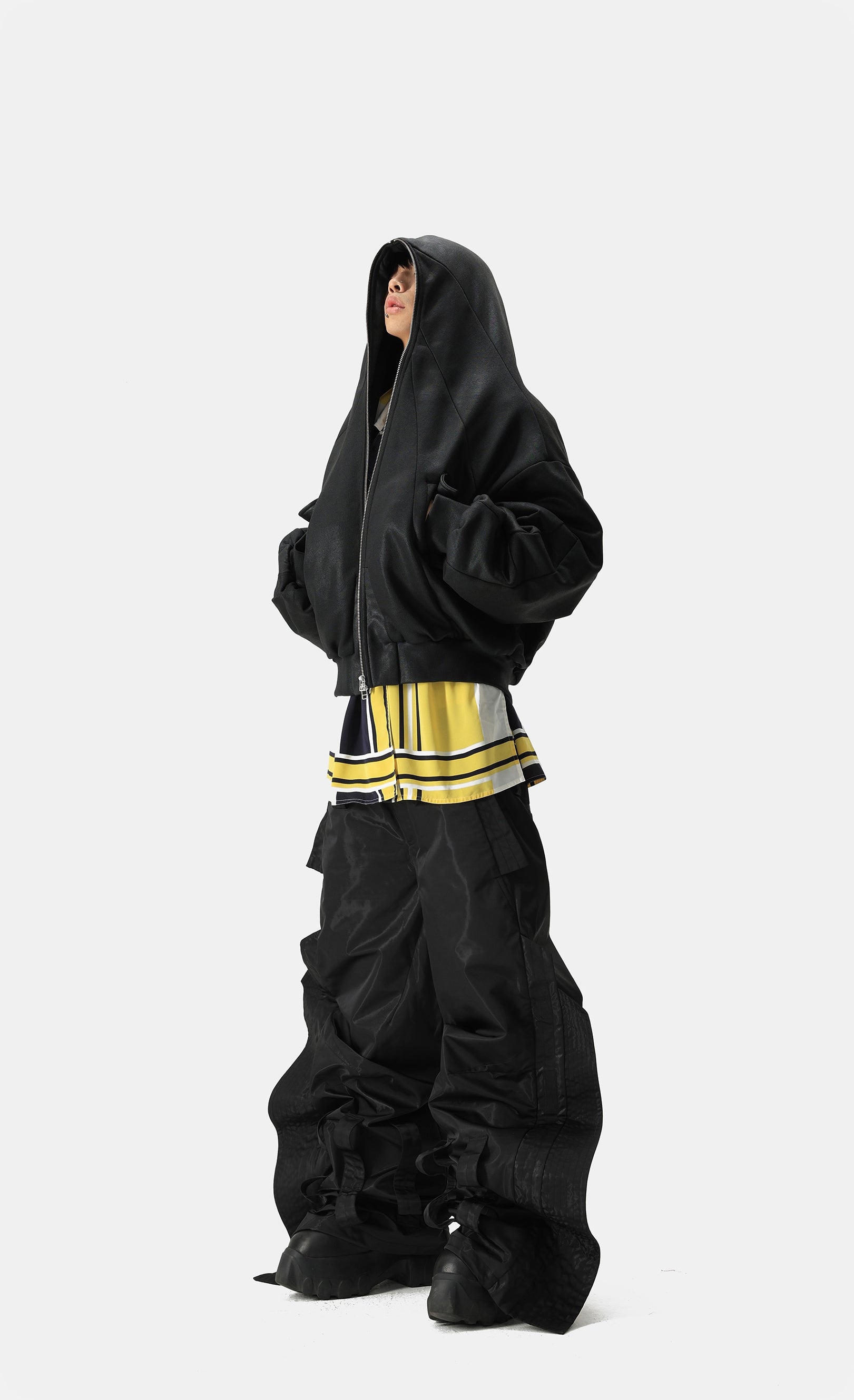 Vanguardia Deconstructed Nylon Pants