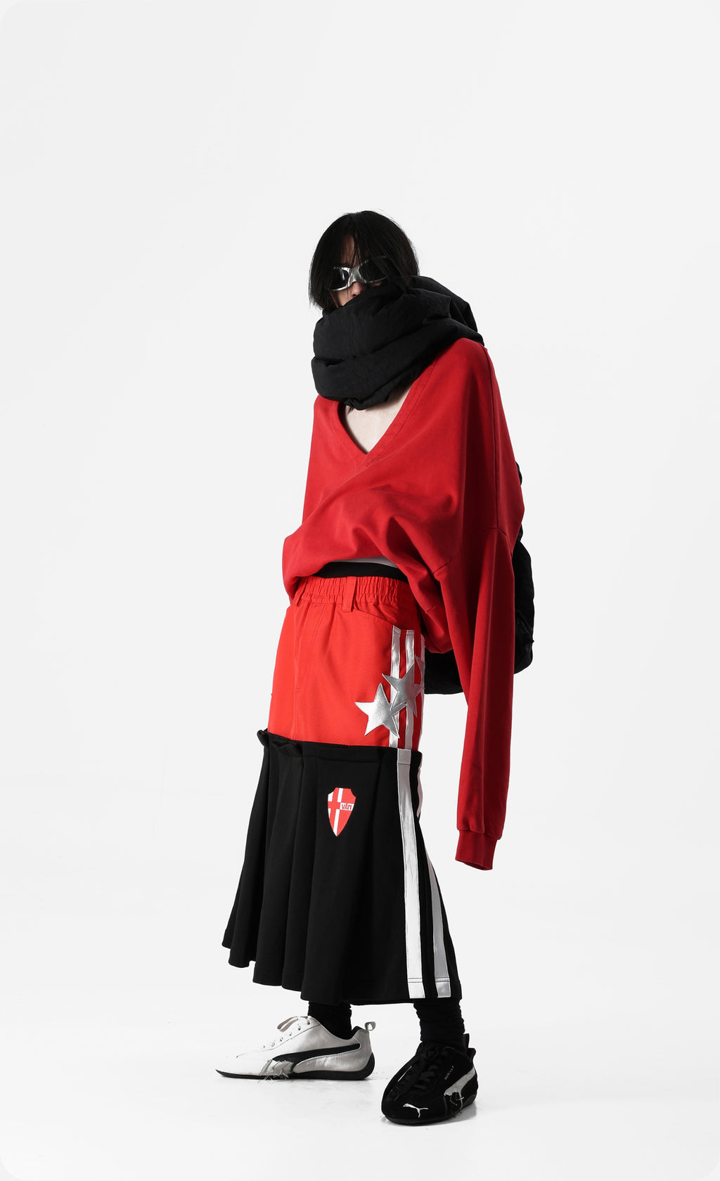 Vanguardia Color-Block Active Midi Skirt