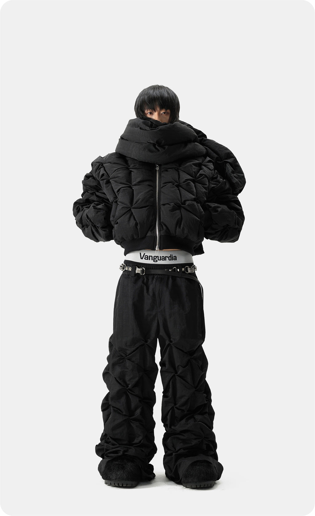 Vanguardia Matrix Twist Puffer Jacket