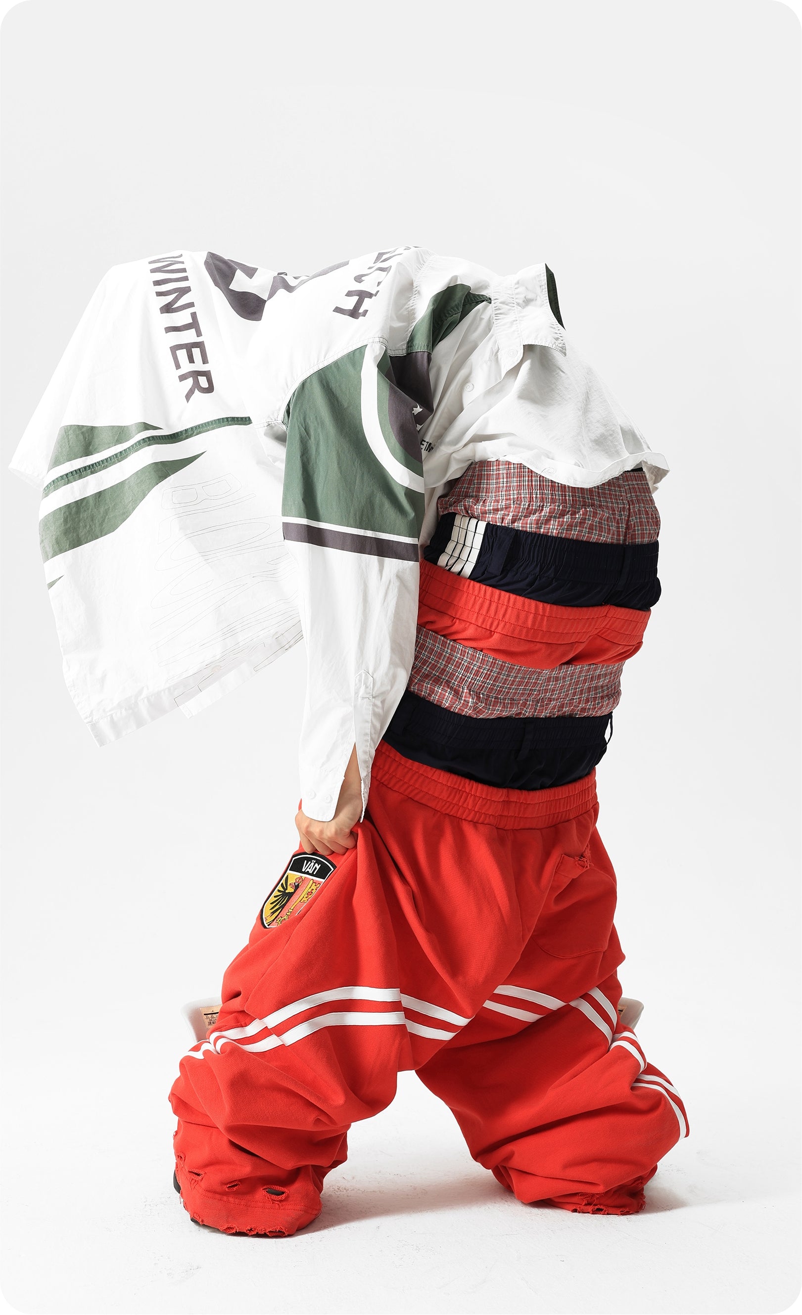 Vanguardia Fake Layering Paneled Joggers