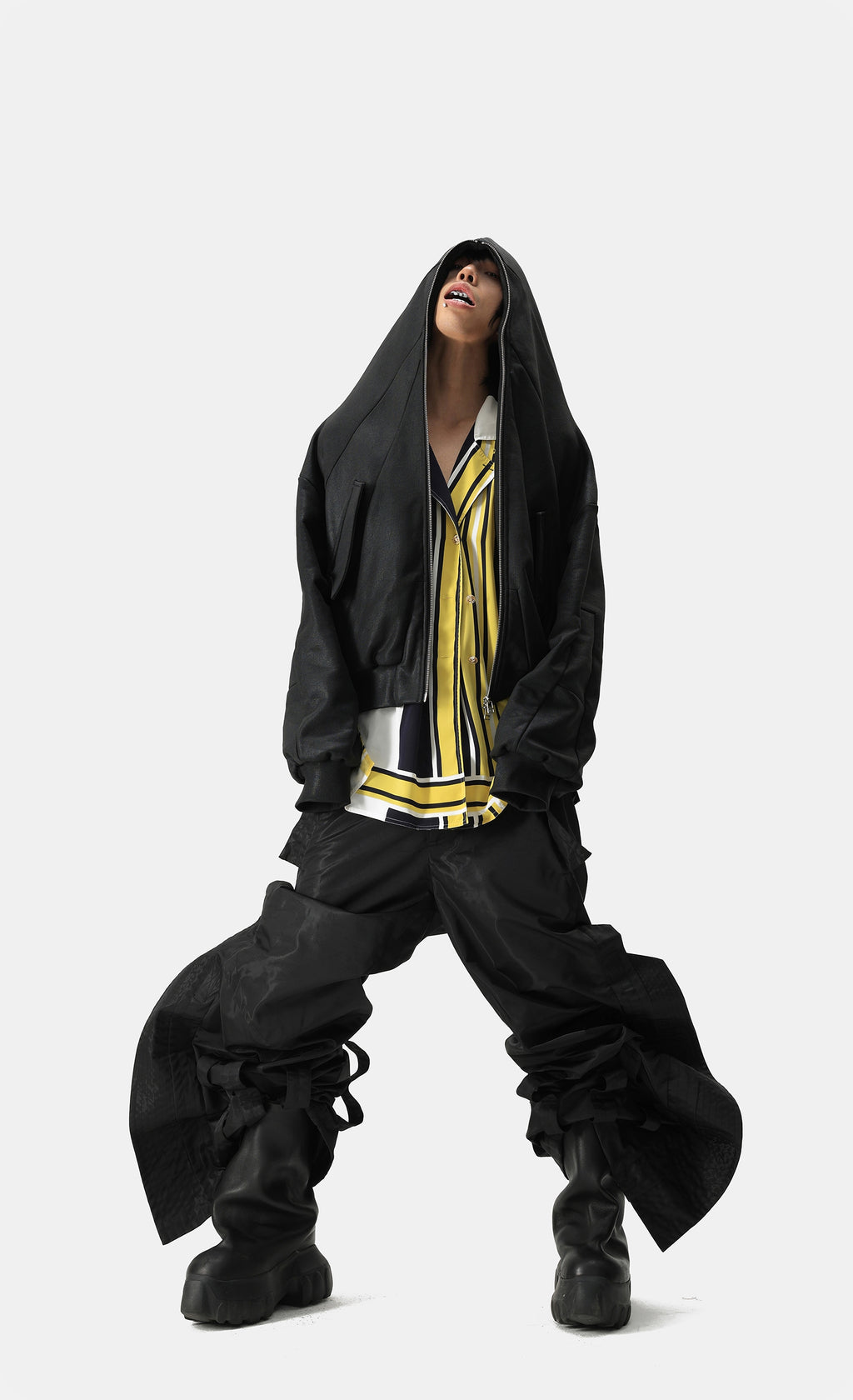 Vanguardia Deconstructed Nylon Pants