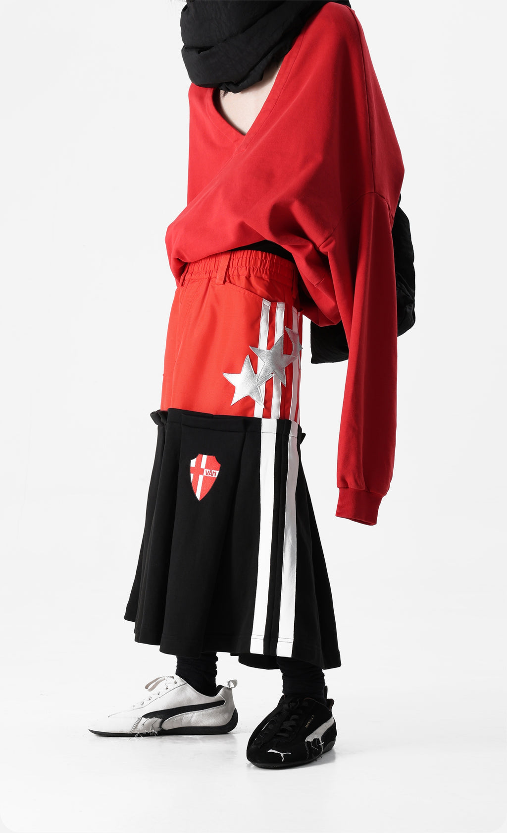 Vanguardia Color-Block Active Midi Skirt