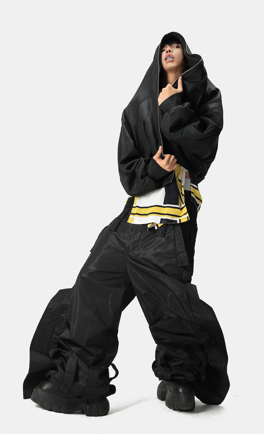 Vanguardia Deconstructed Nylon Pants