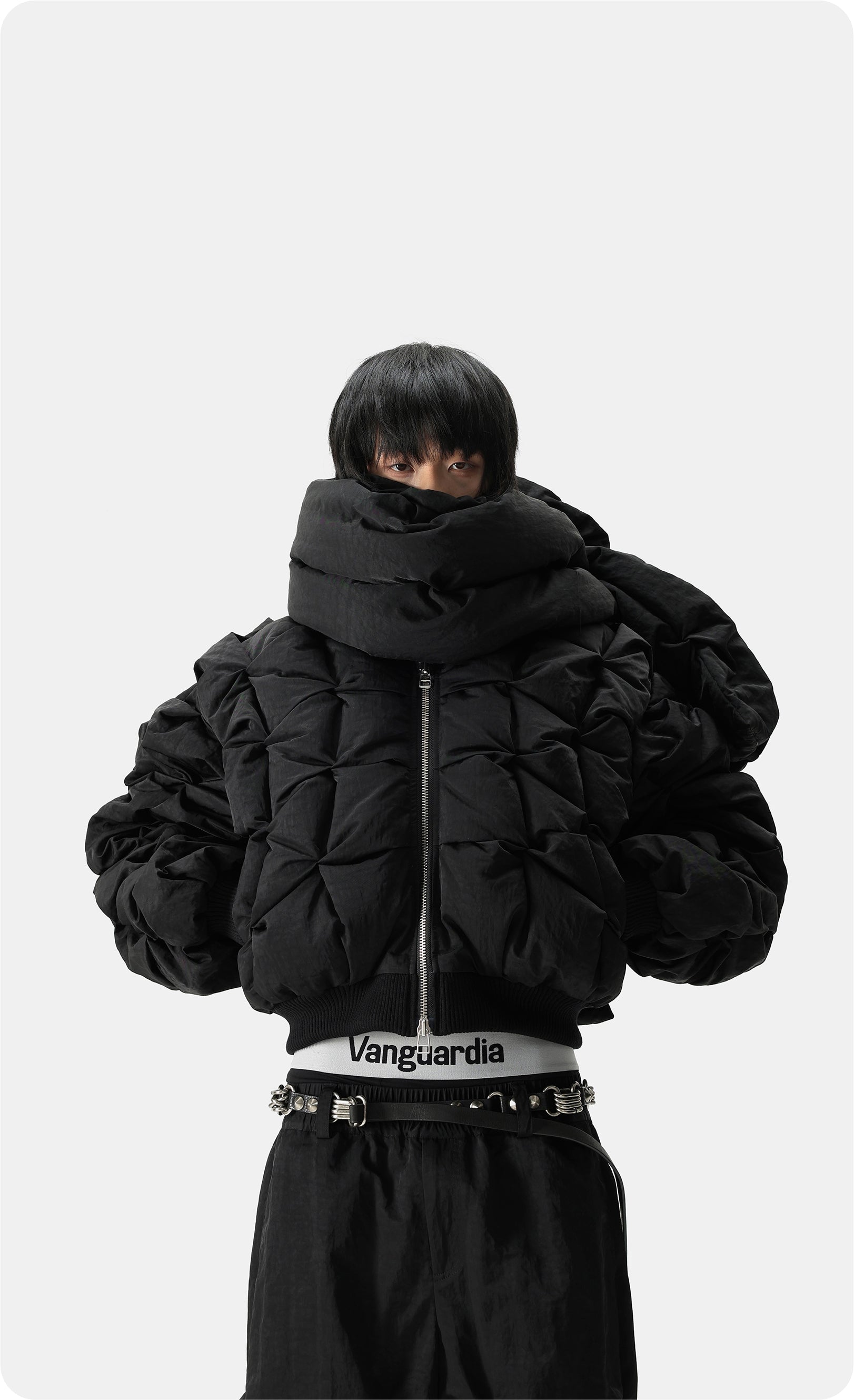Vanguardia Matrix Twist Puffer Jacket