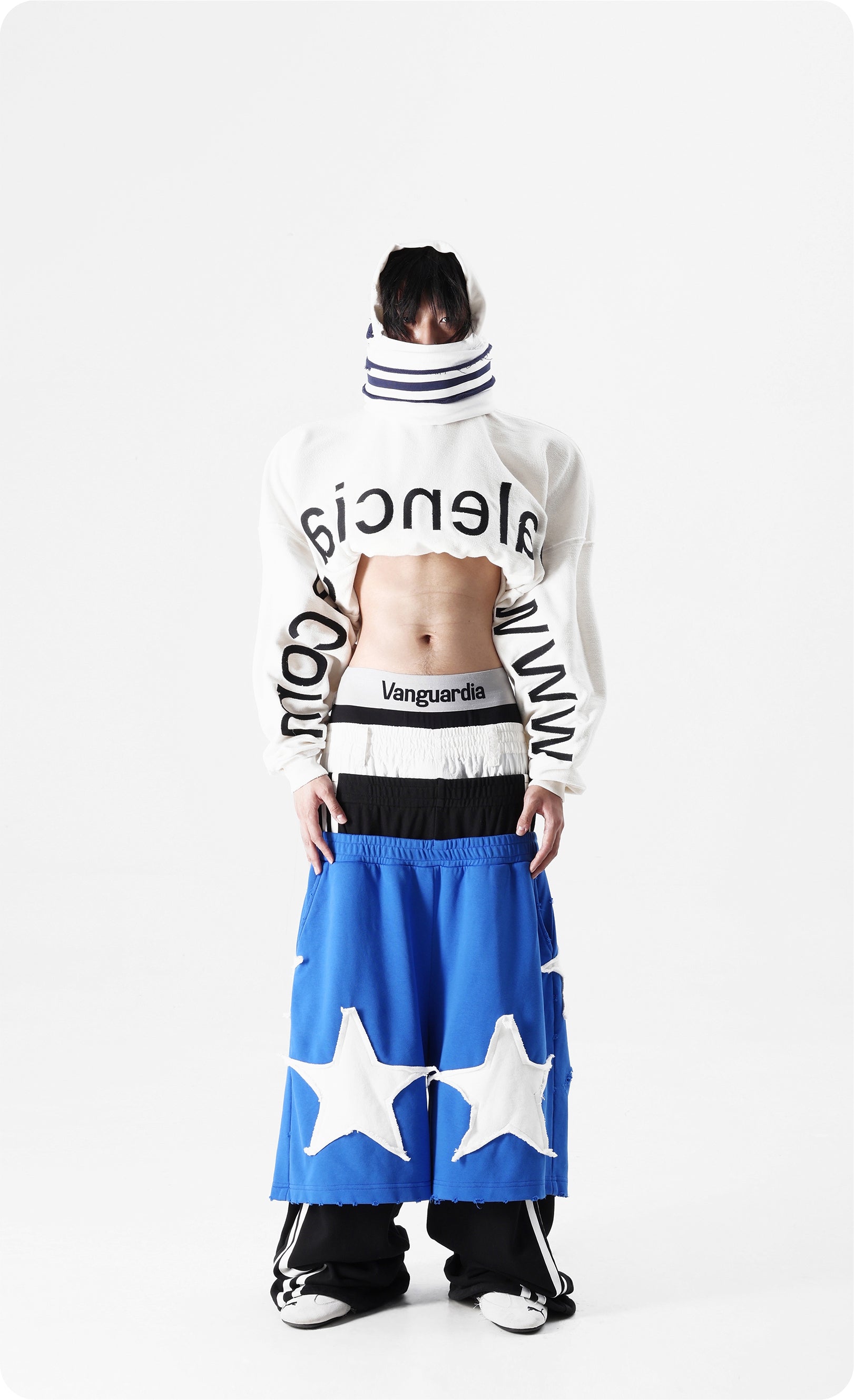 Vanguardia Fake Layering Paneled Joggers