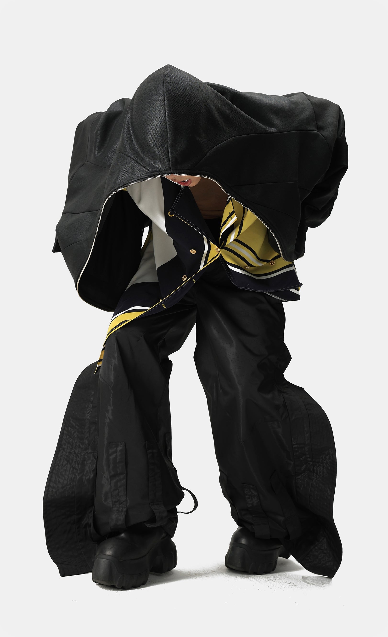 Vanguardia Deconstructed Nylon Pants