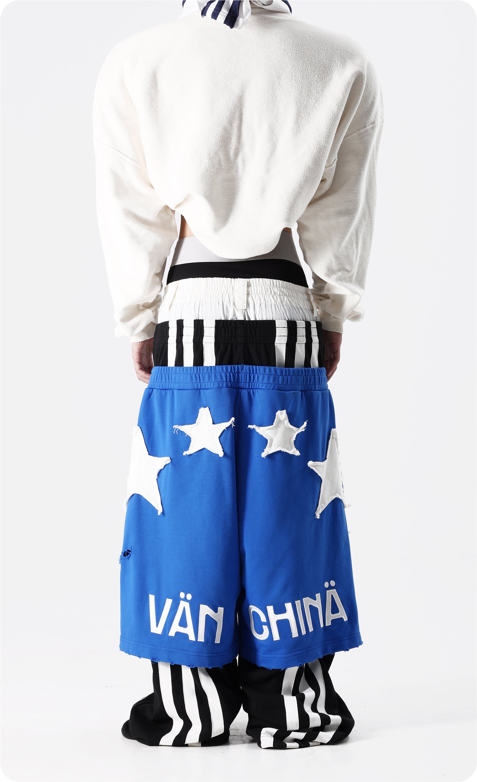 Vanguardia Fake Layering Paneled Joggers