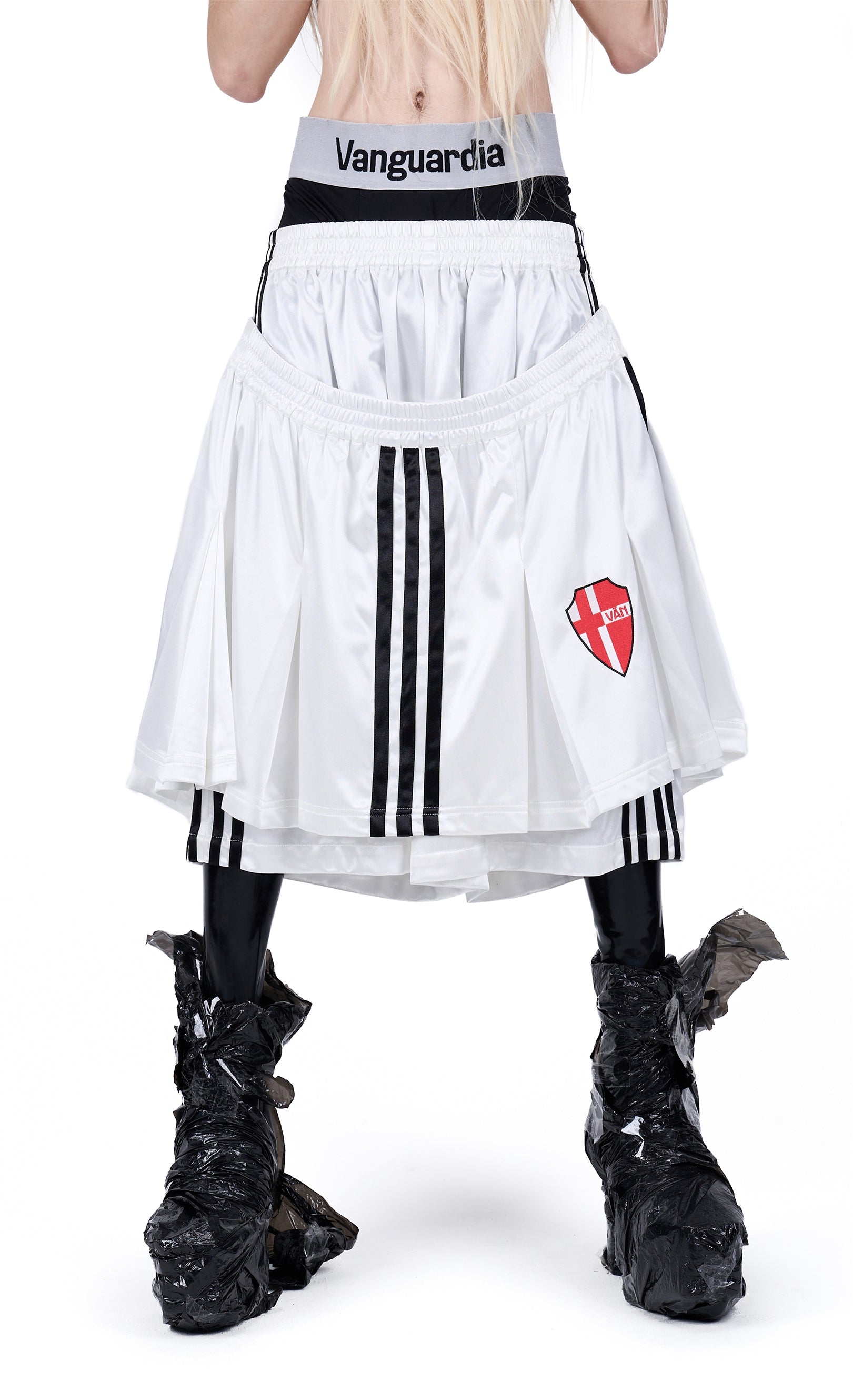 Vanguardia Integrated Deconstructed Skort - White