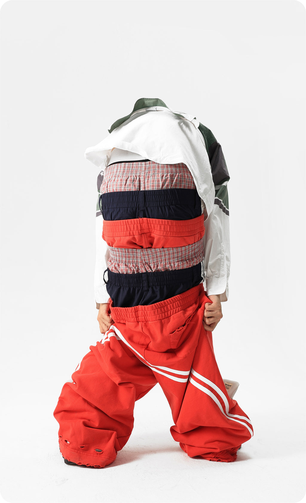 Vanguardia Fake Layering Paneled Joggers