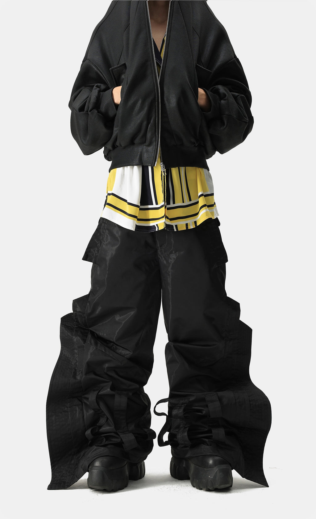Vanguardia Deconstructed Nylon Pants