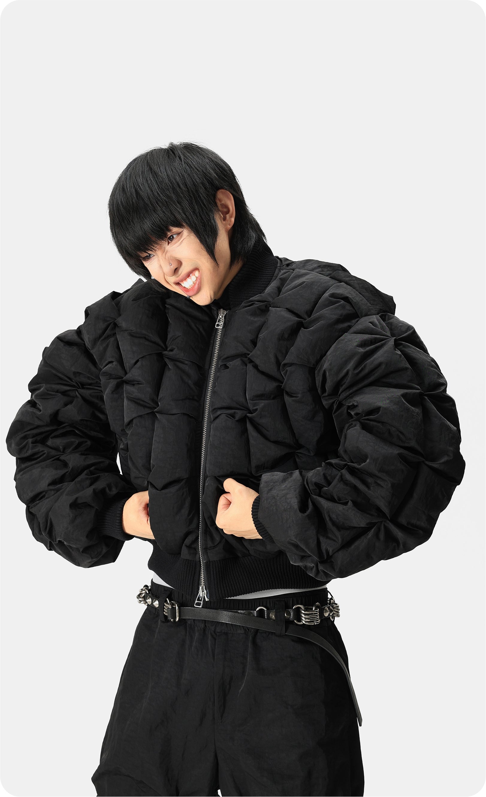 Vanguardia Matrix Twist Puffer Jacket