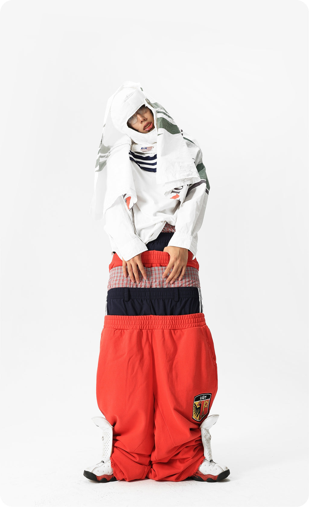 Vanguardia Fake Layering Paneled Joggers