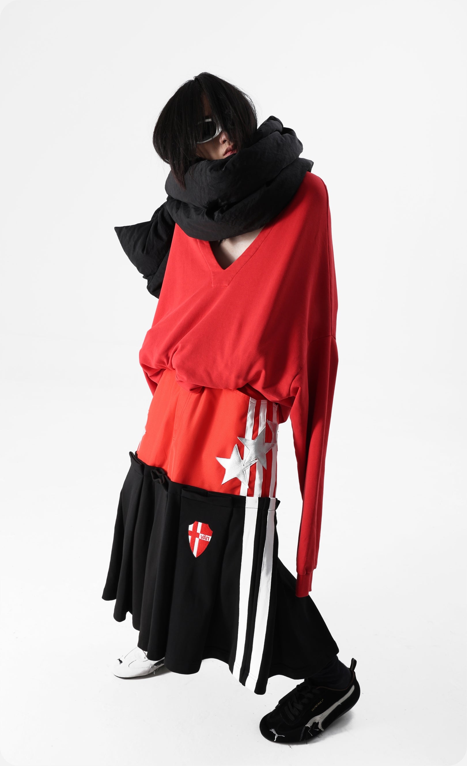 Vanguardia Color-Block Active Midi Skirt