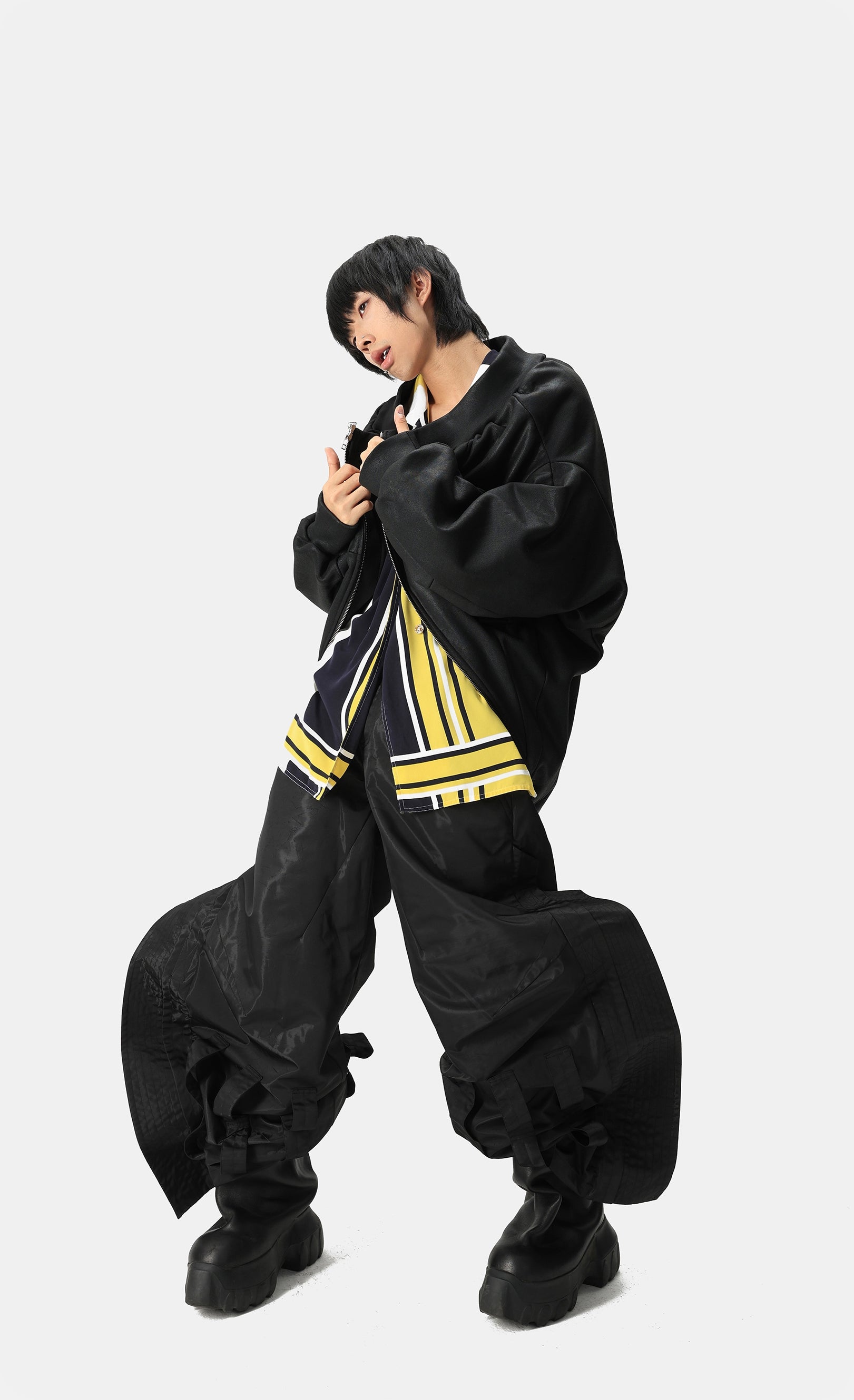 Vanguardia Deconstructed Nylon Pants