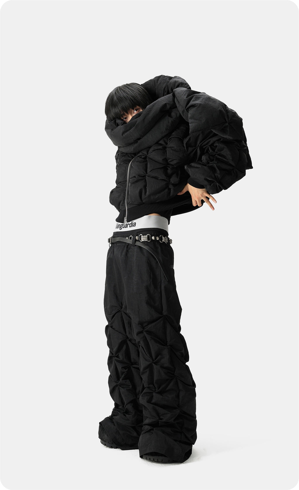 Vanguardia Matrix Twist Puffer Jacket